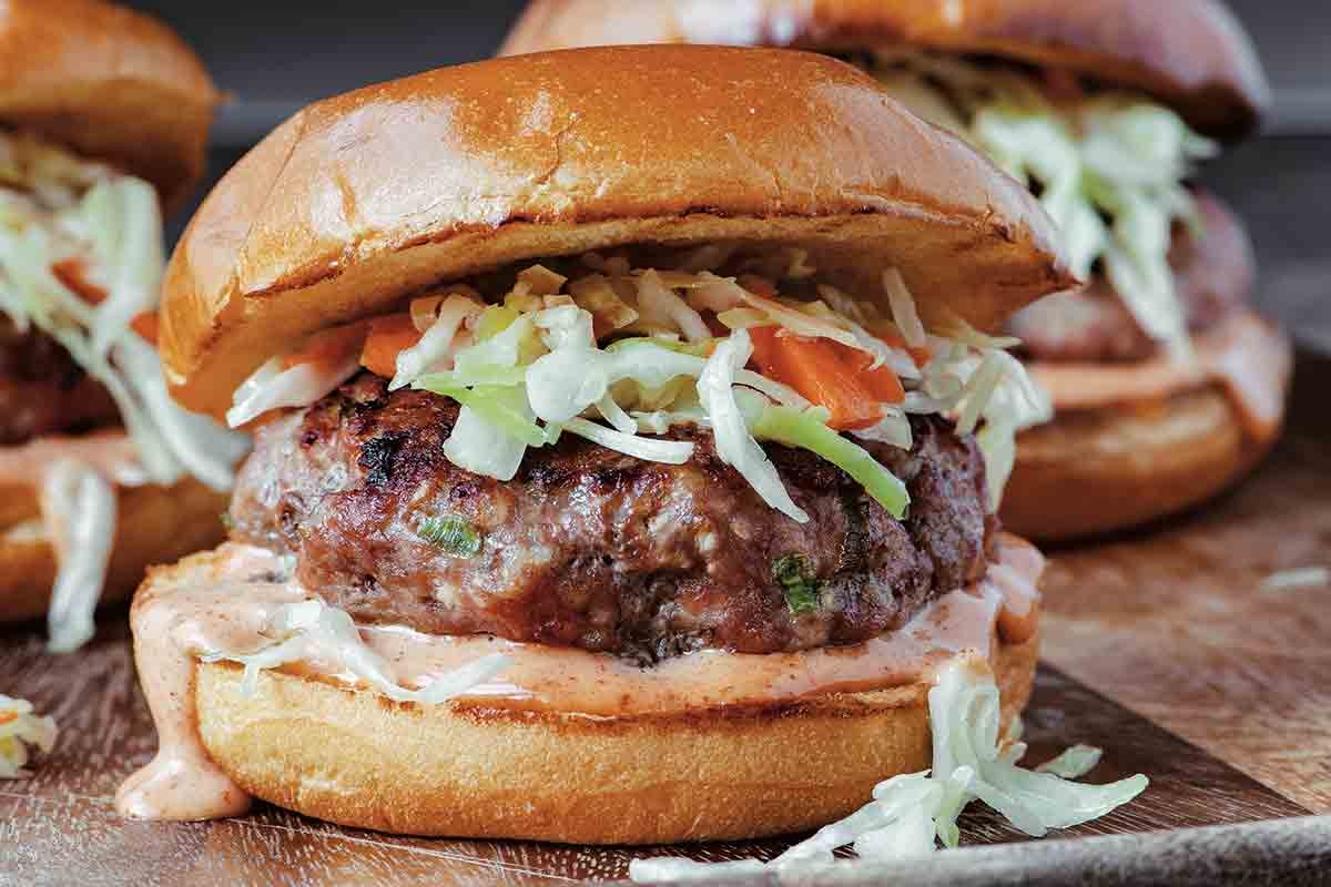 how to cook pork burgers in the oven