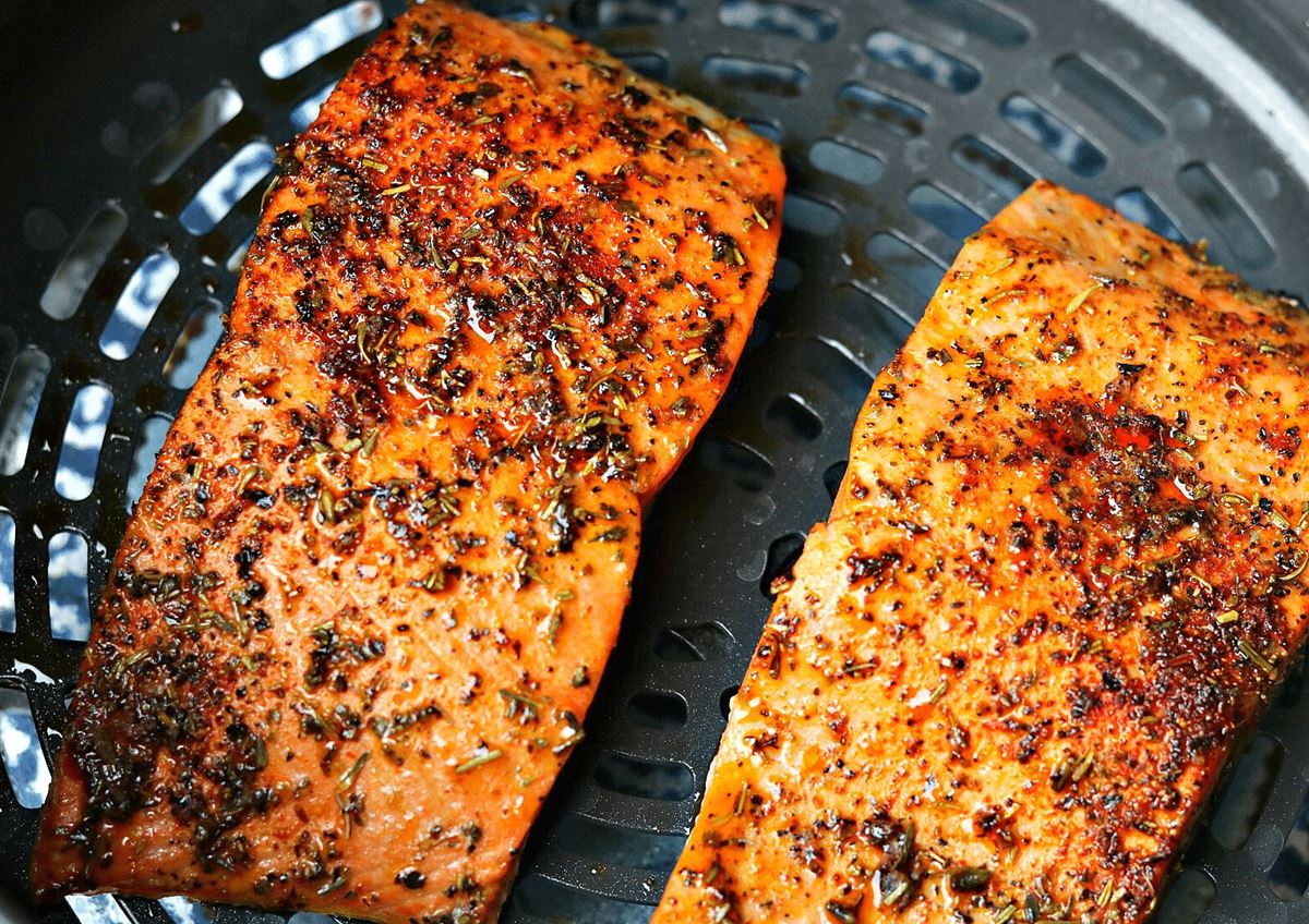 7 in 1 Ninja Foodi Cooker -Perfect Grilled Salmon