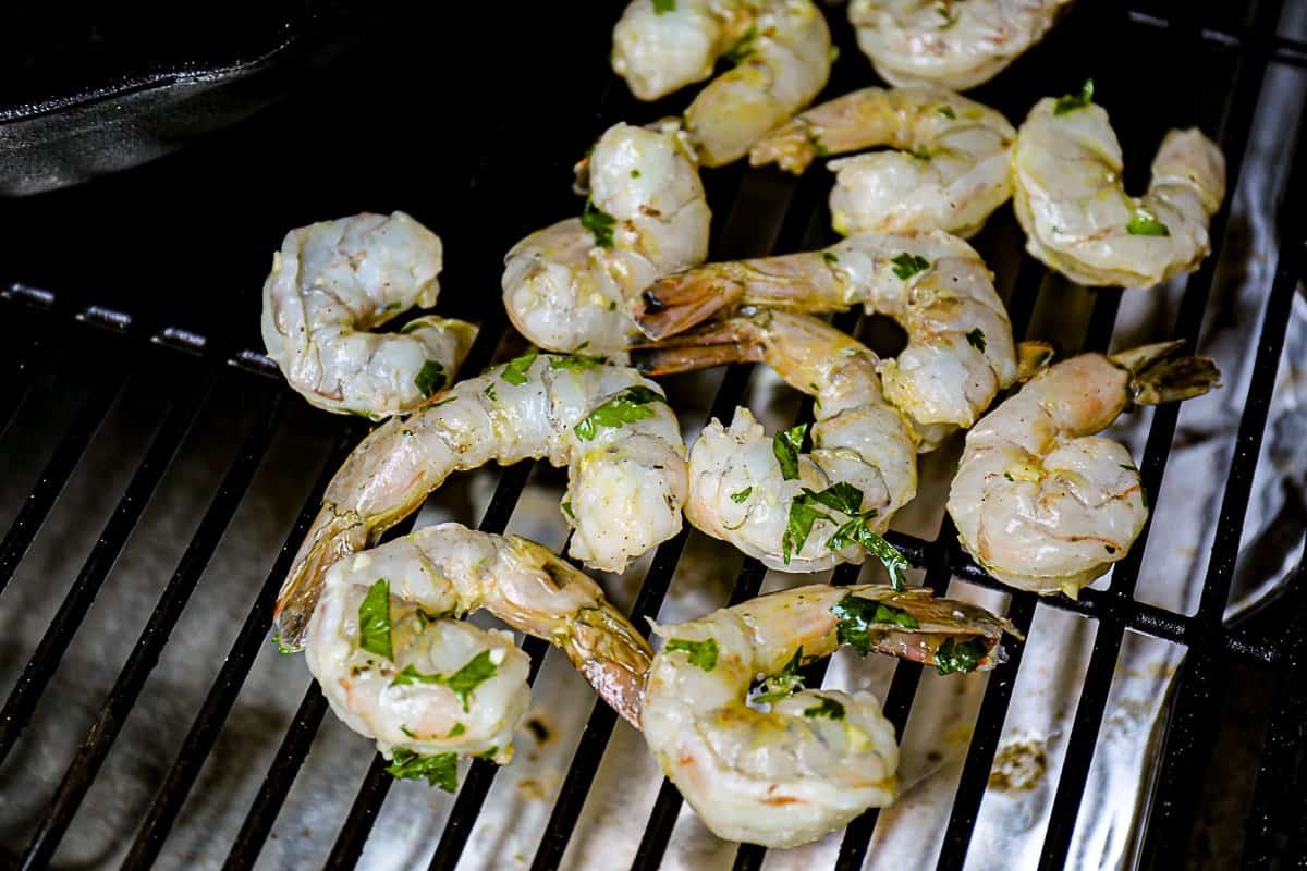 Pellet 2025 grill shrimp