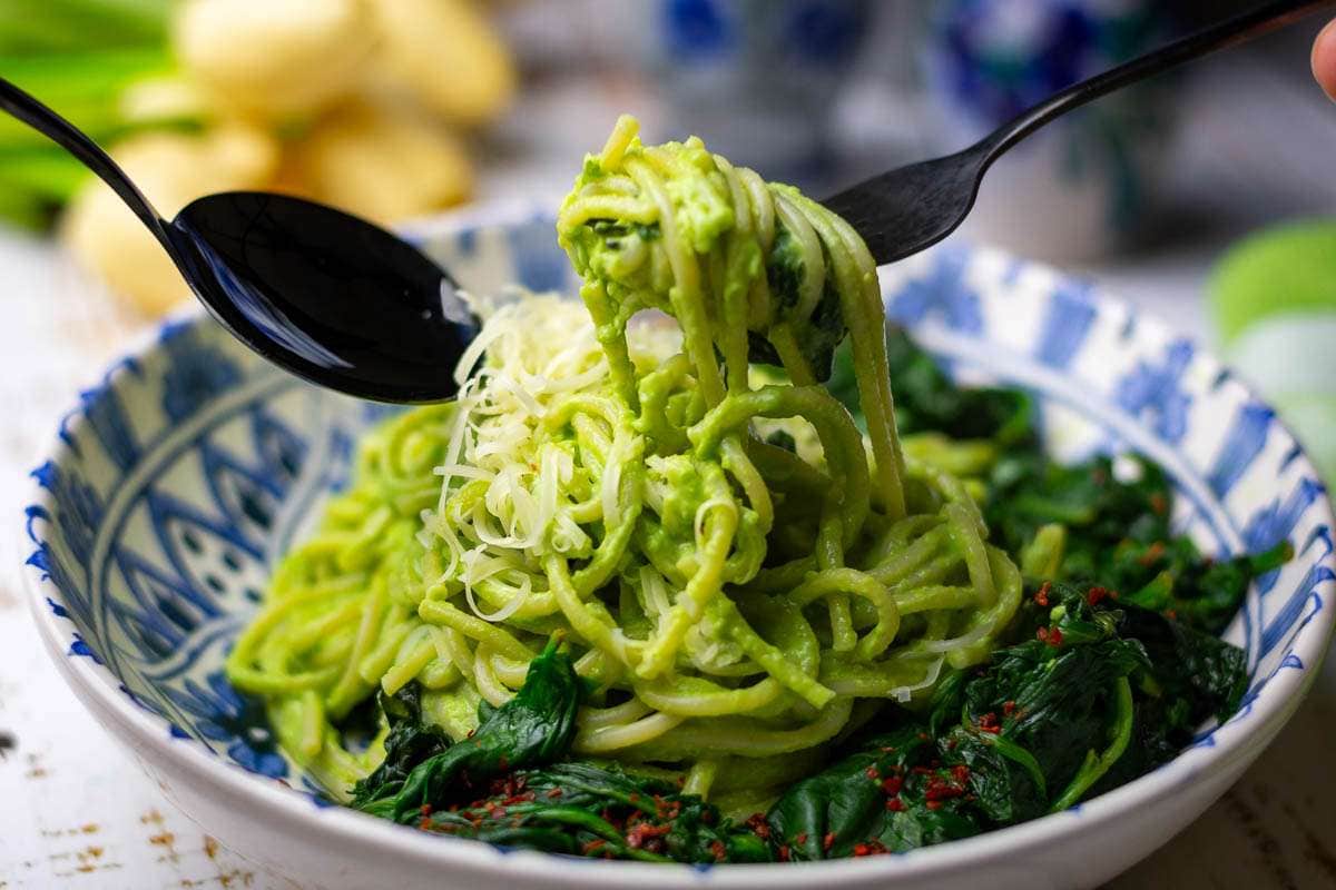 how-to-cook-spinach-for-pasta