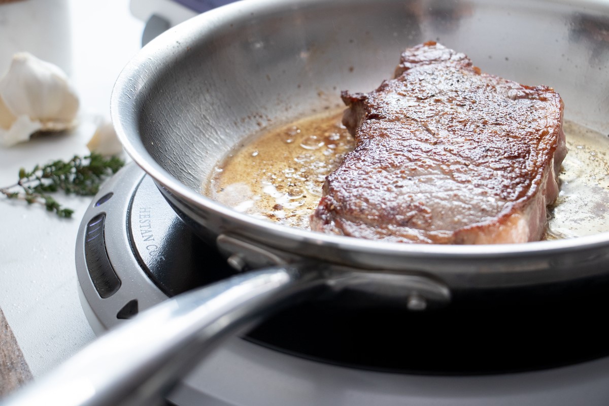 How To Sear A Steak In A Stainless Steel Pan 