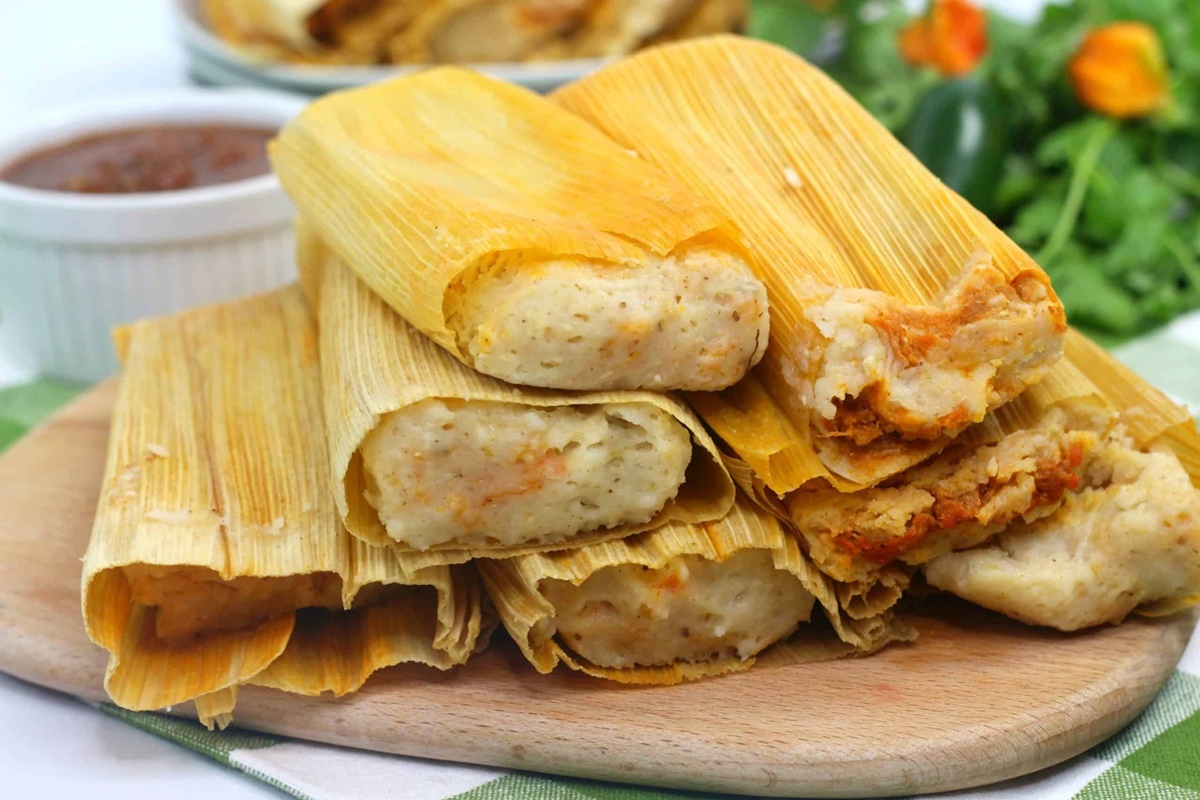 How To Stack Tamales In Steamer