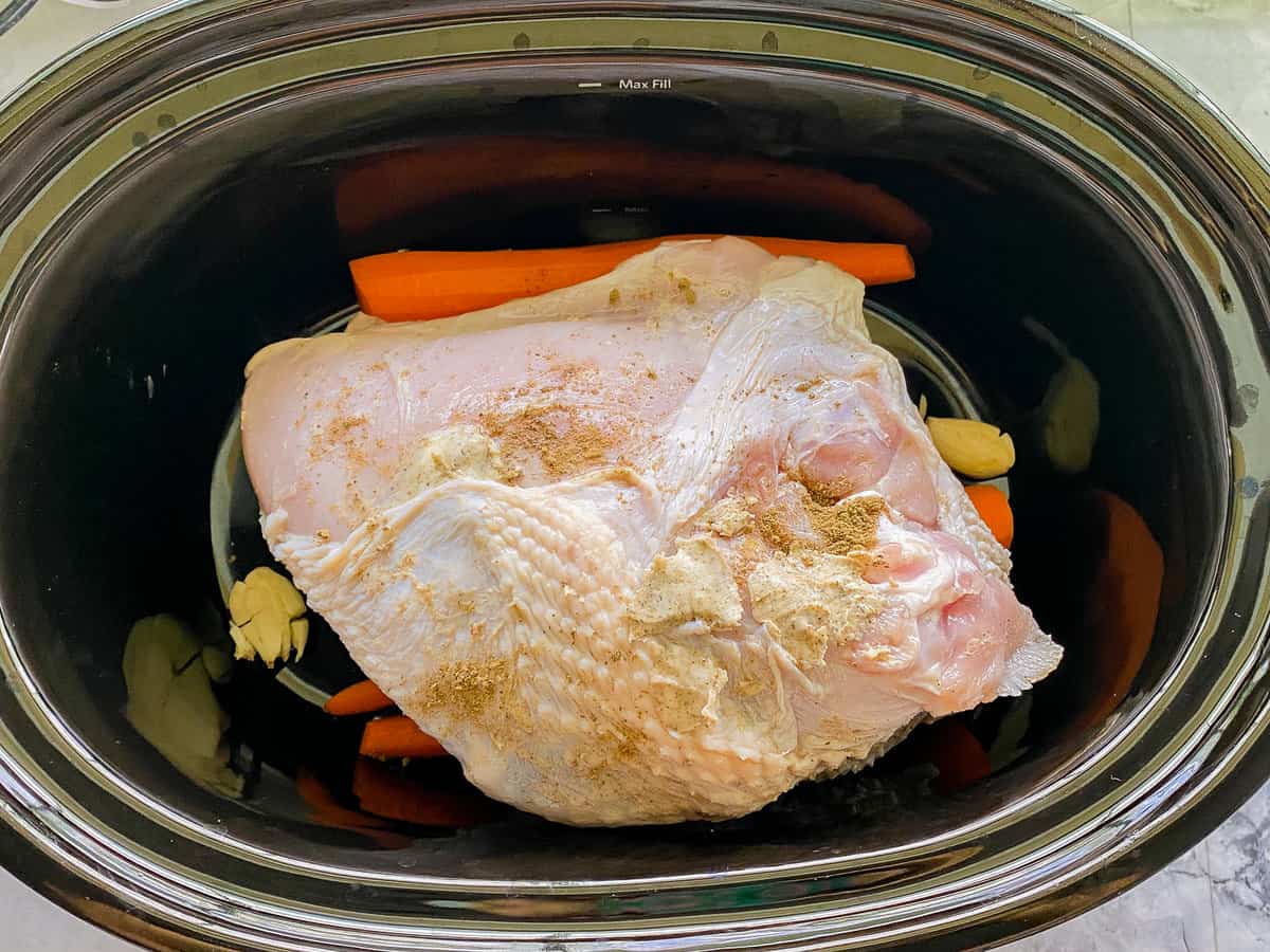 how to cook wild turkey breast in a crockpot