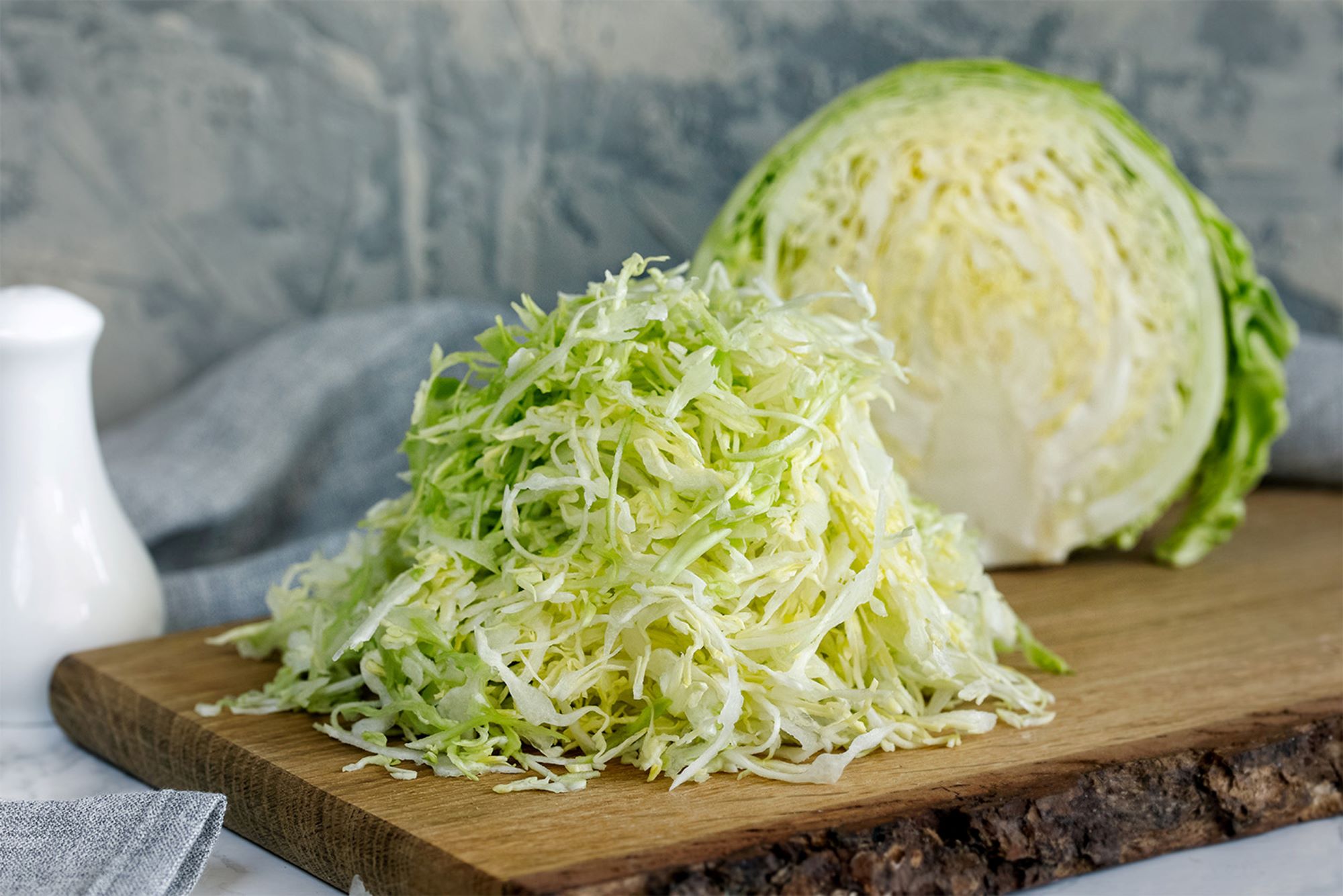 Cabbage, Green, Fine Shredded