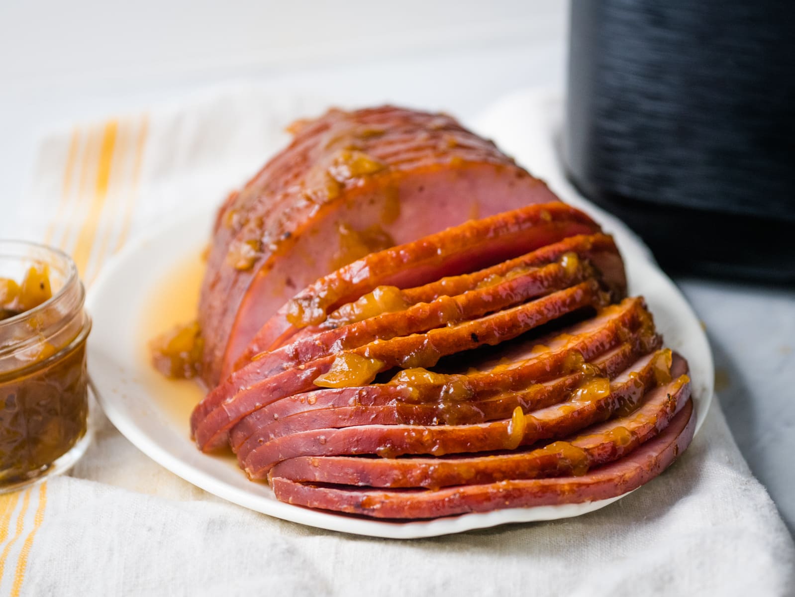 Ham in outlet air fryer