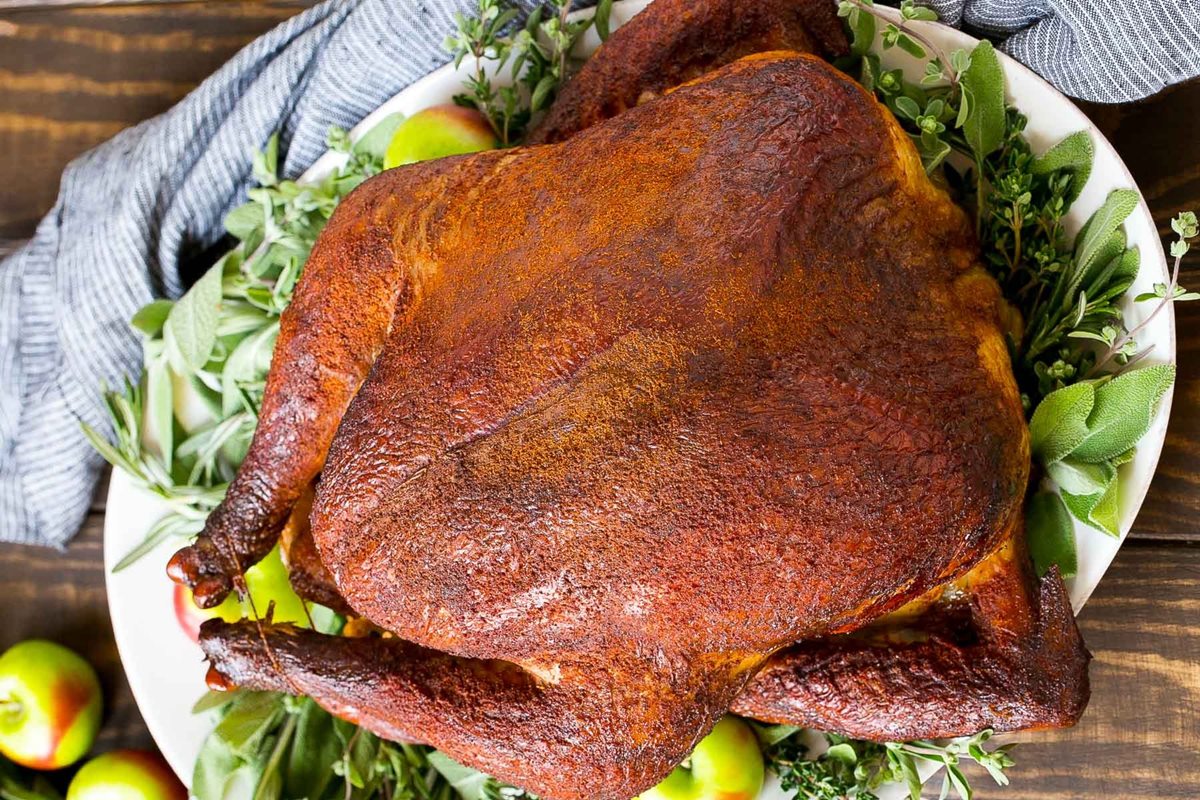 how to cook a smoked turkey in the oven