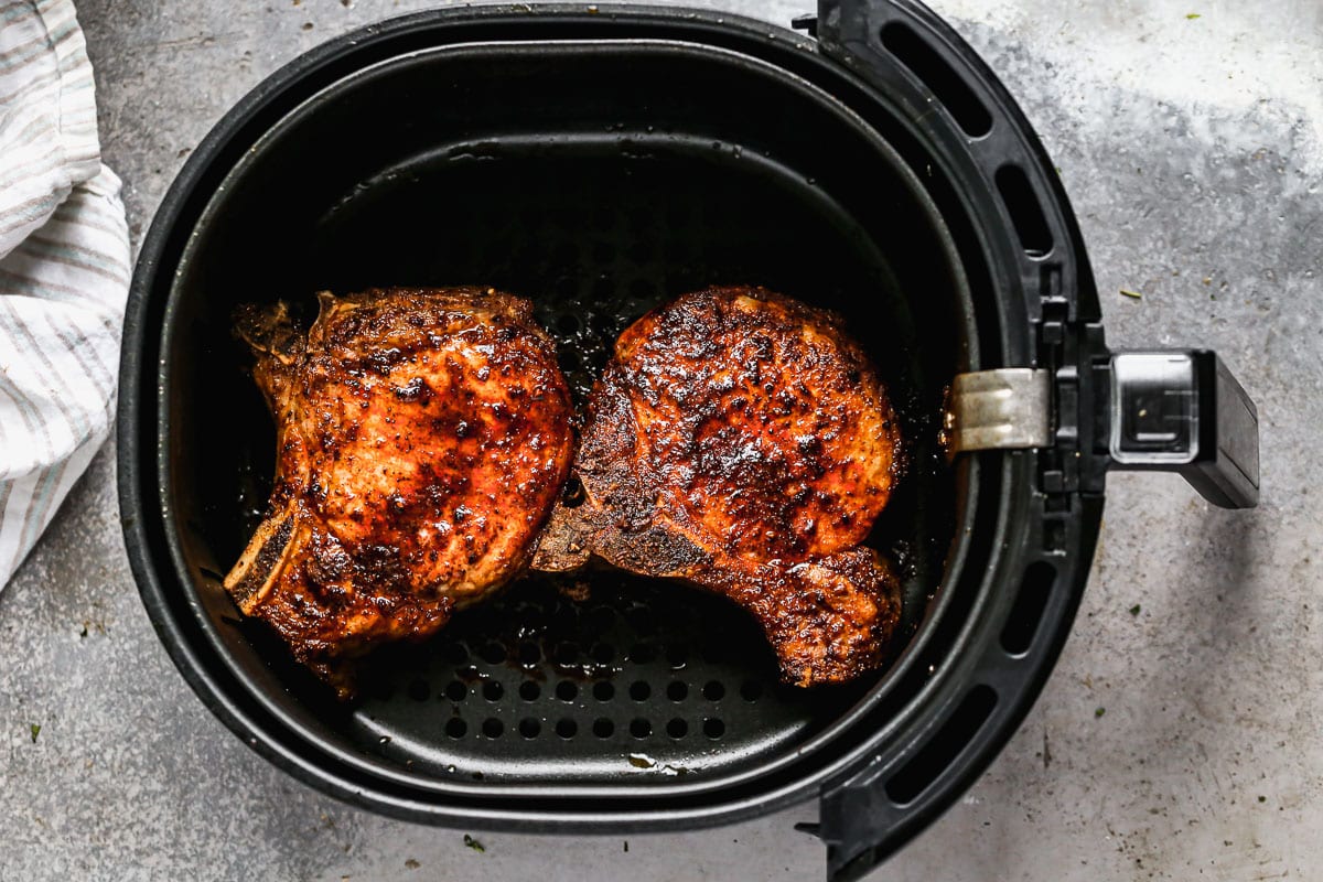 Bone in pork 2024 chops in air fryer