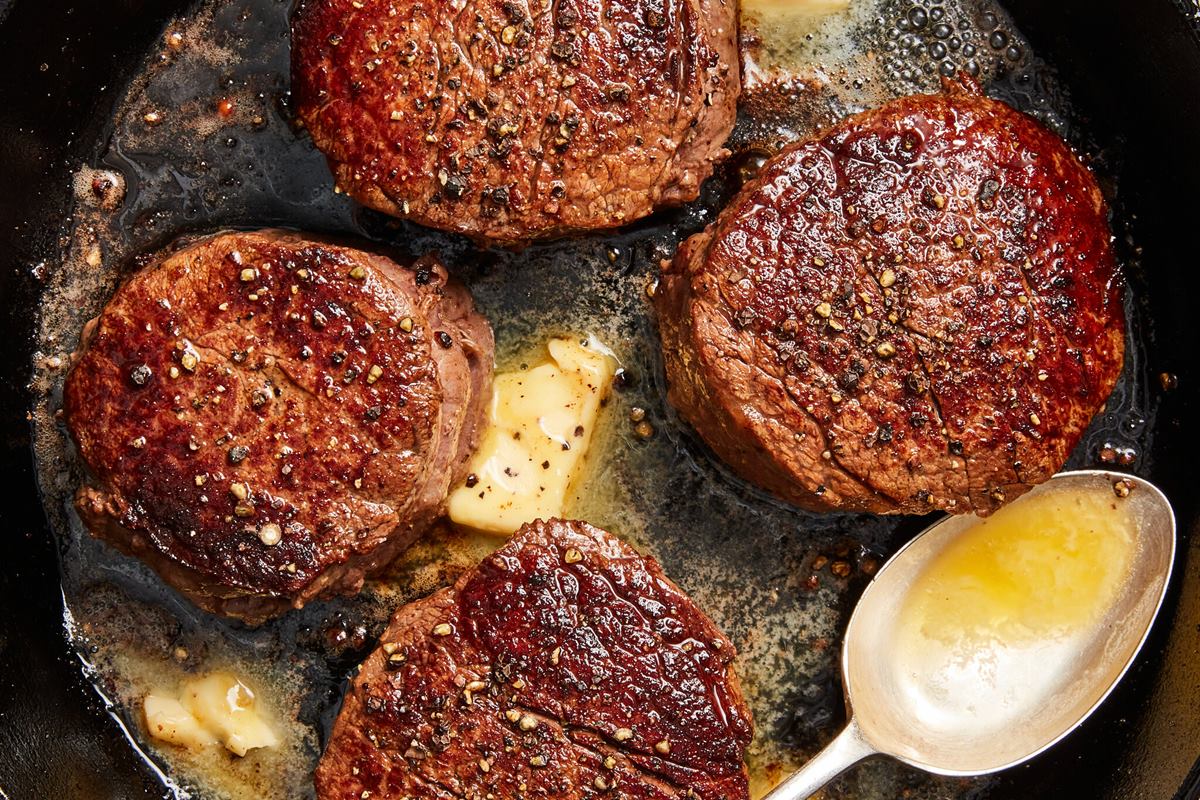 My tiny 6 inch skillet is perfect for solo filet mignon : r/LeCreuset