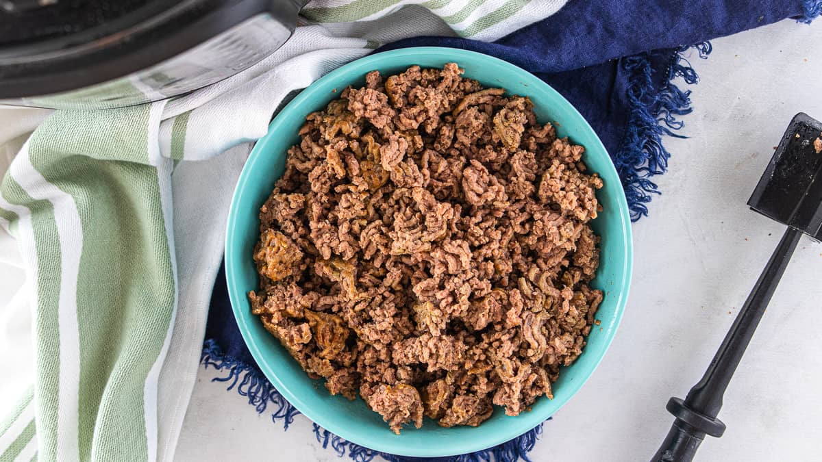 How To Cook Ground Beef In Instant Pot Without Trivet 