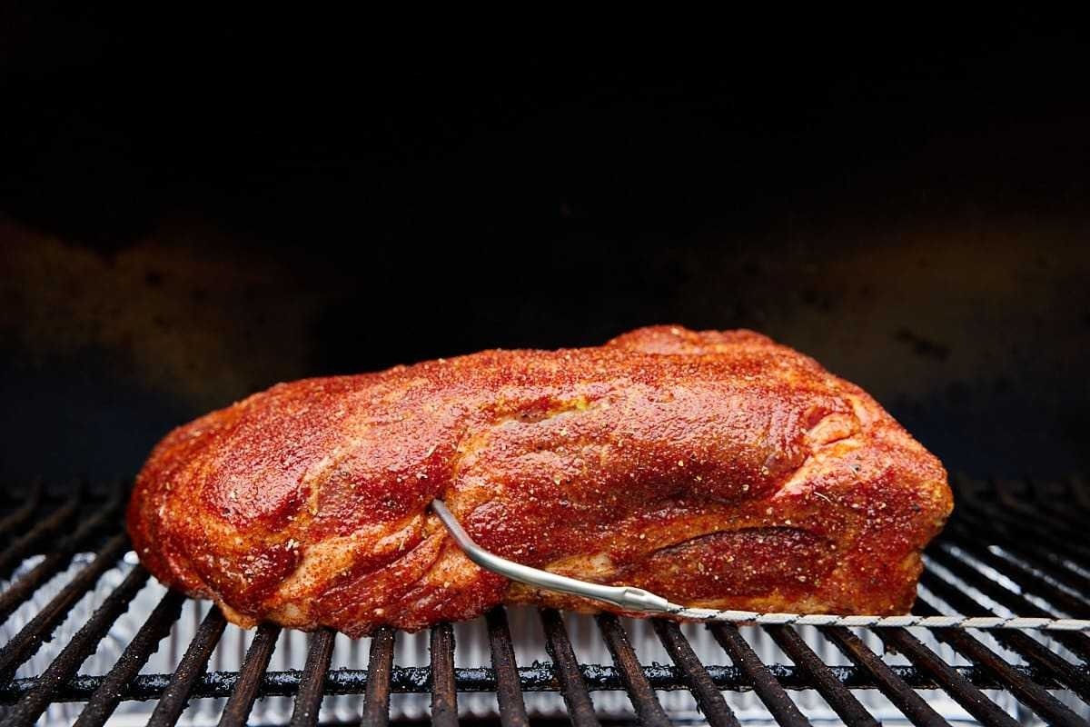 Pork shoulder clearance on pellet grill