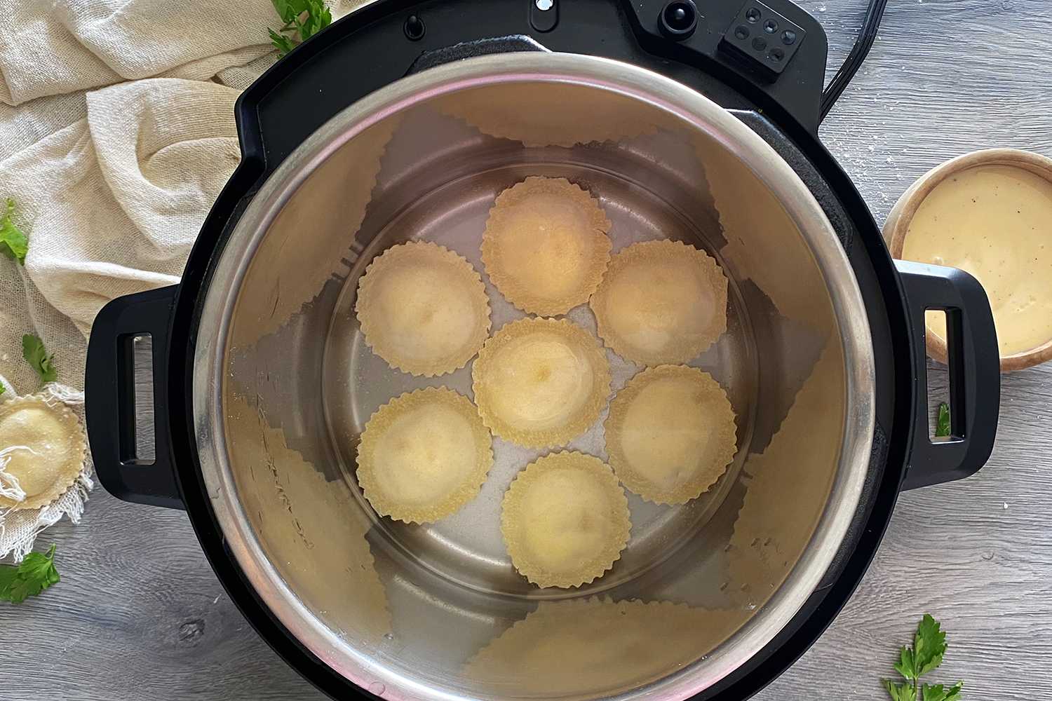 Instant pot 2024 fresh ravioli