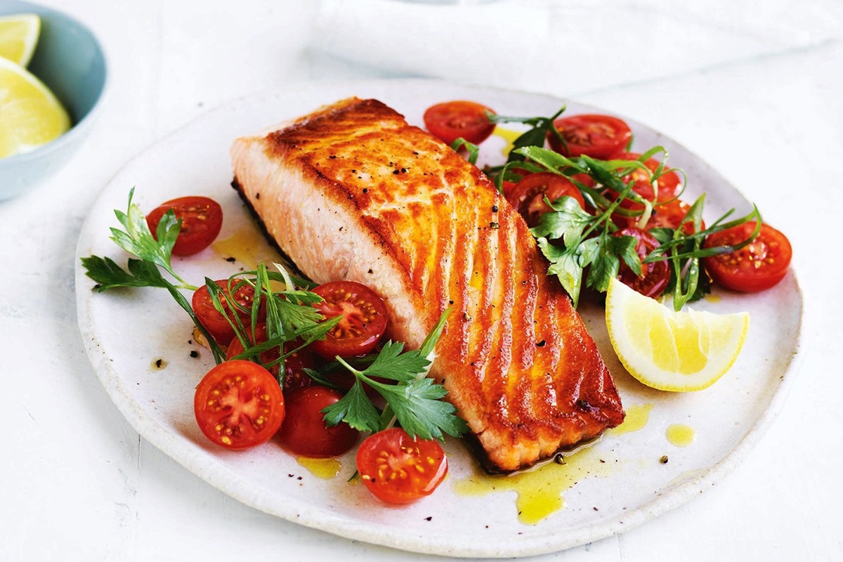 Salmon in breville store smart oven air