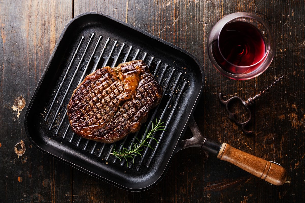 How to Cook a Rib Eye Steak Without a Cast Iron Skillet - always use butter