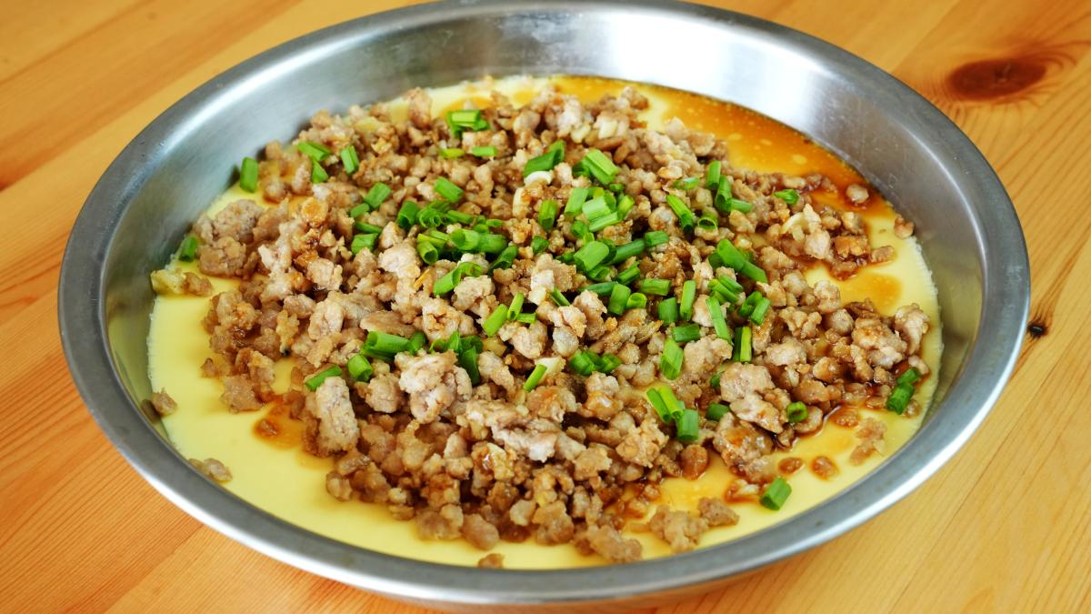 how-to-cook-steamed-egg-with-minced-meat