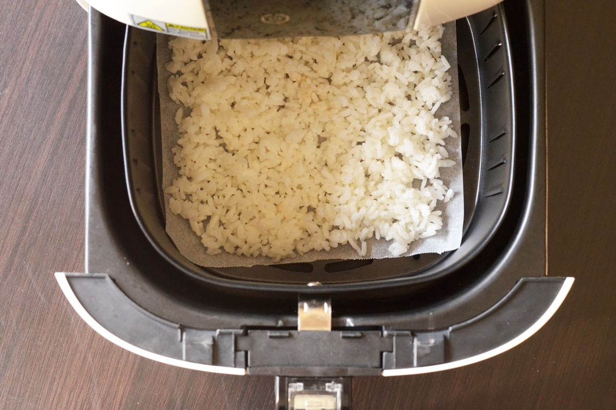 Air fryer white rice sale