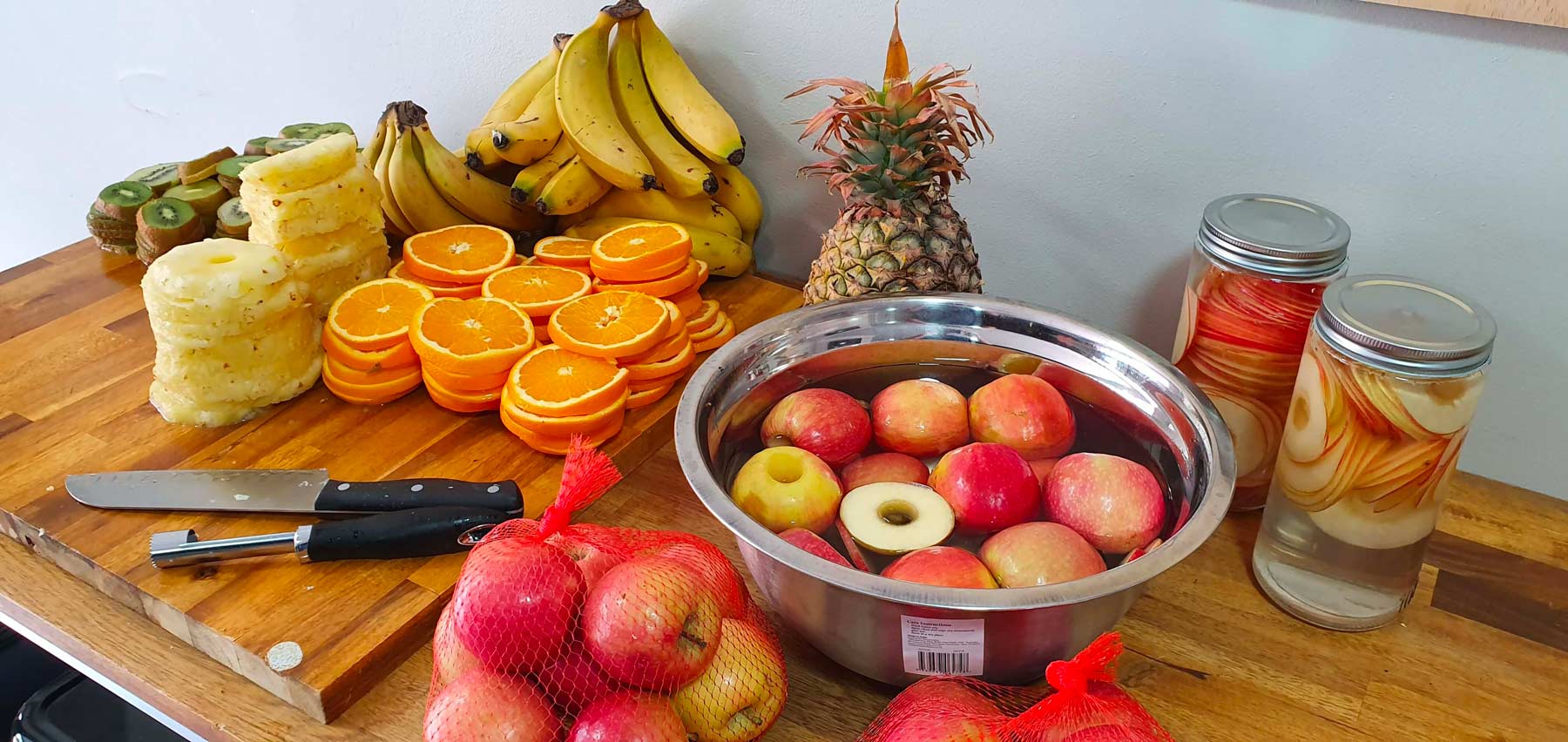 Blanching and Drying Times for Selected Fruits