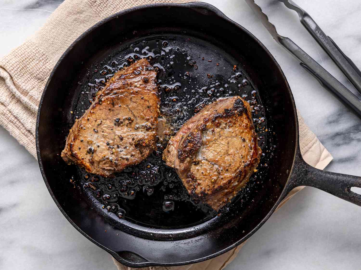 How To Broil Steak In Cast Iron Pan Recipes