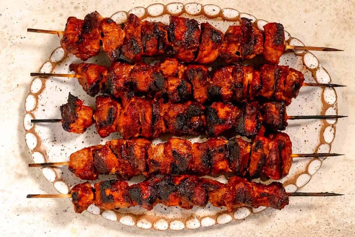 Charcoal-Grilled Al Pastor Skewers Recipe