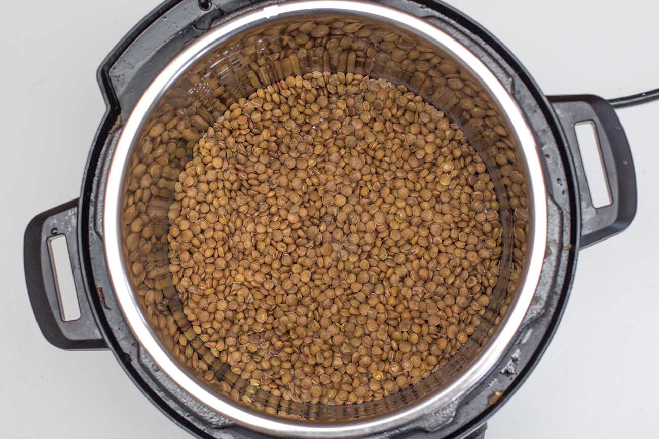 Water to lentil ratio instant pot hot sale