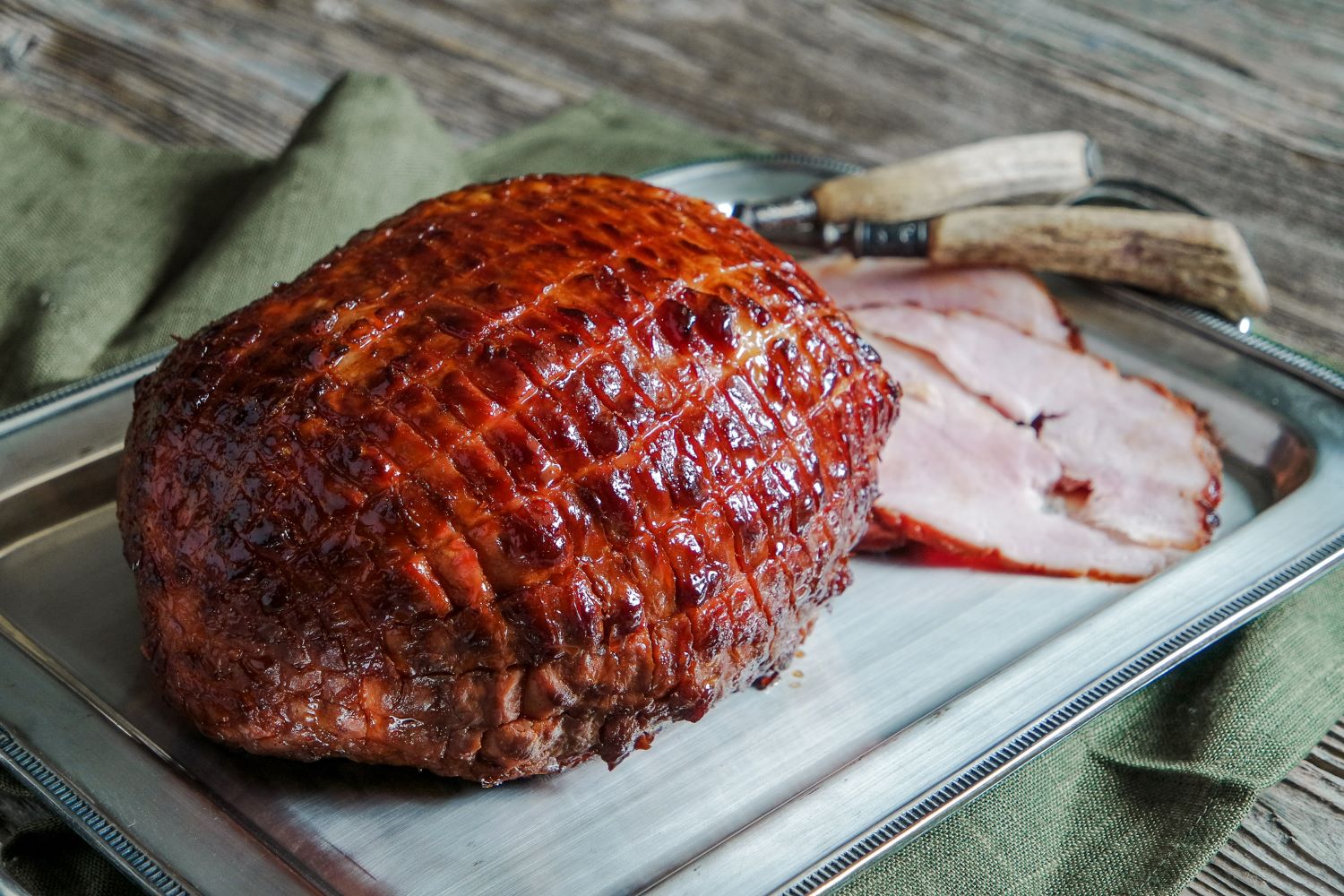 Pellet grill clearance ham