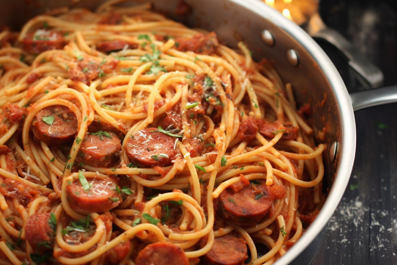 how-to-cook-sausage-in-spaghetti-sauce
