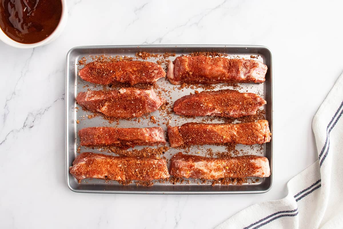 Western ribs clearance in the oven