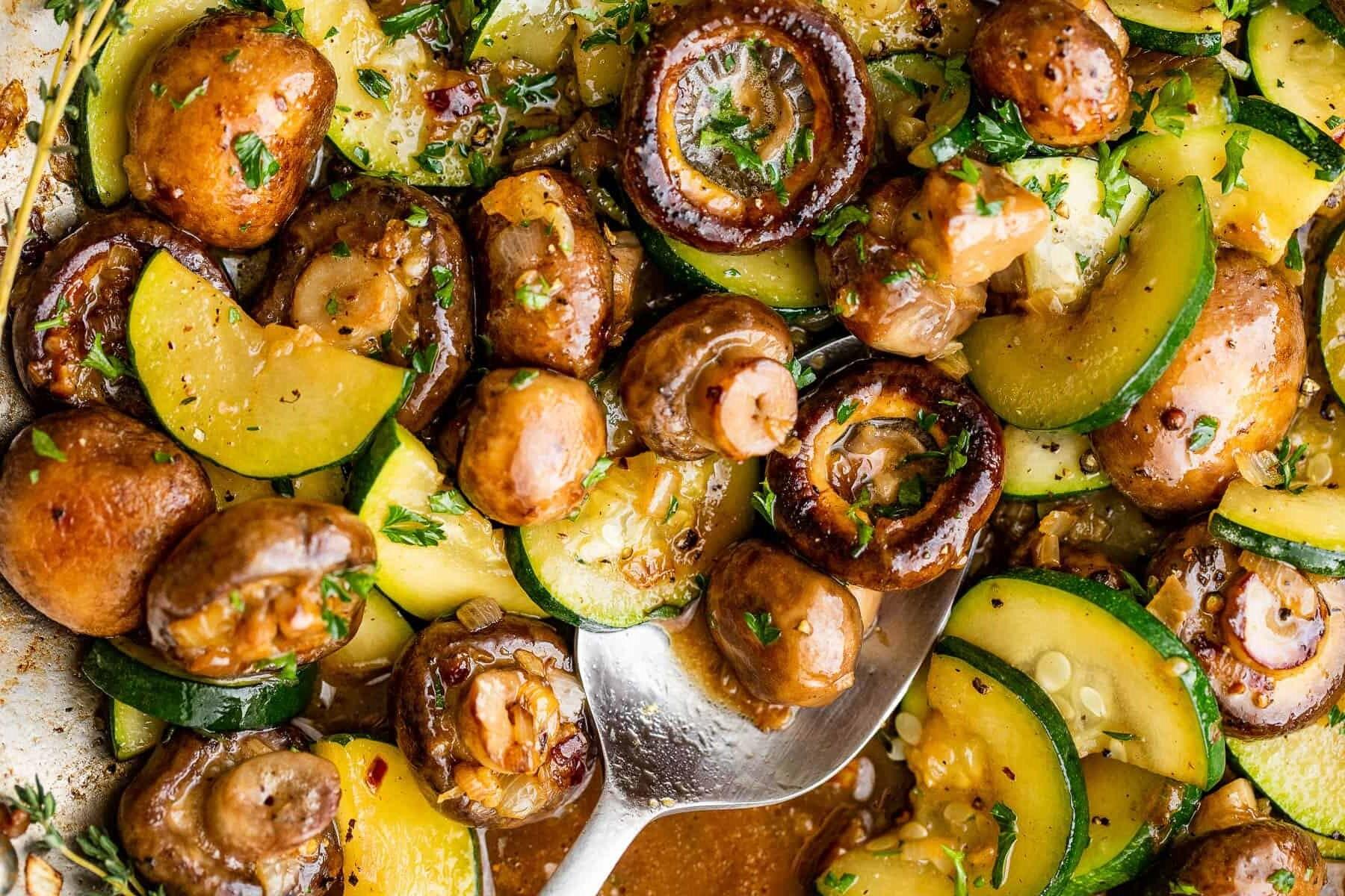 How To Saute Mushrooms Onions And Zucchini