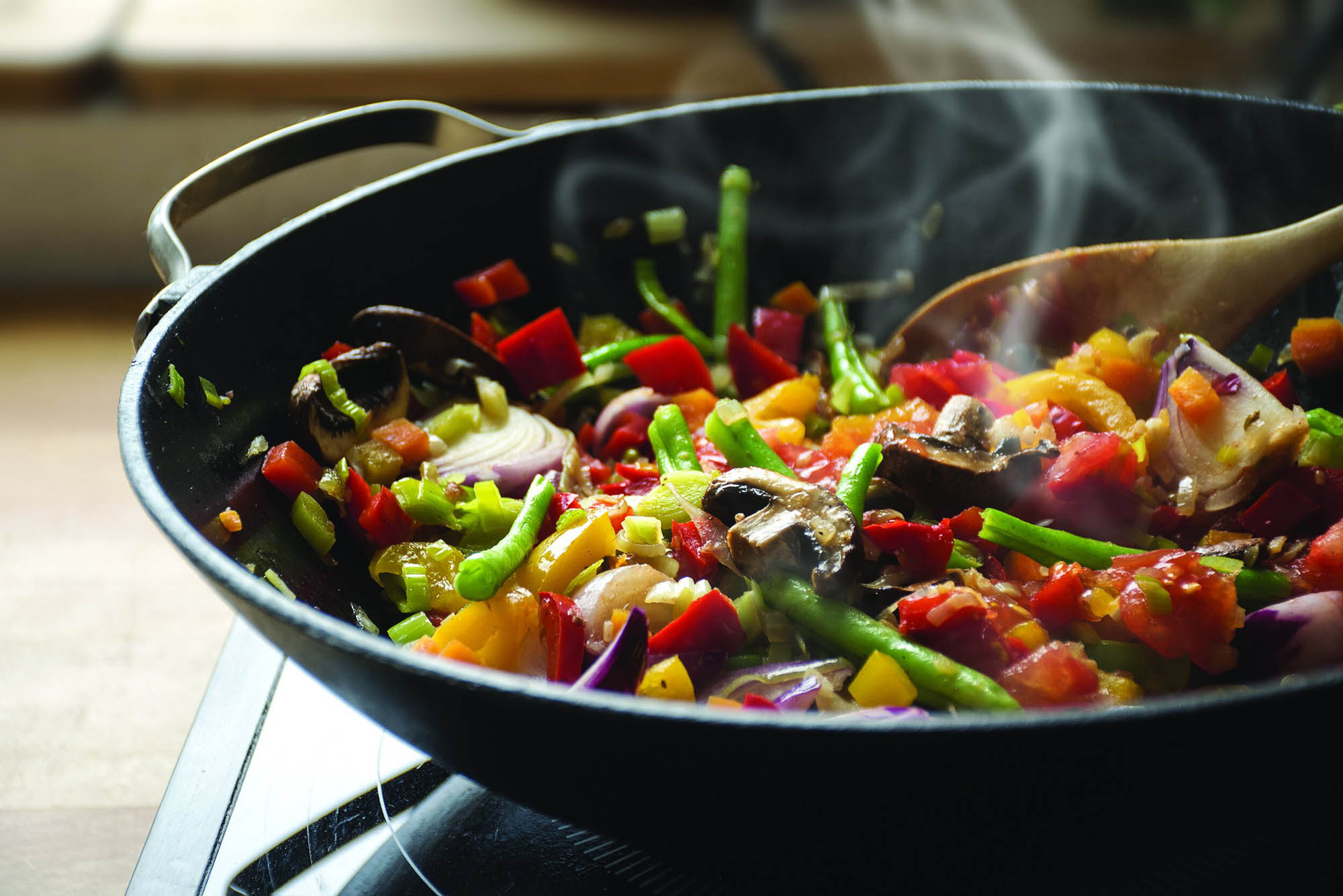 how to fry an egg in a wok