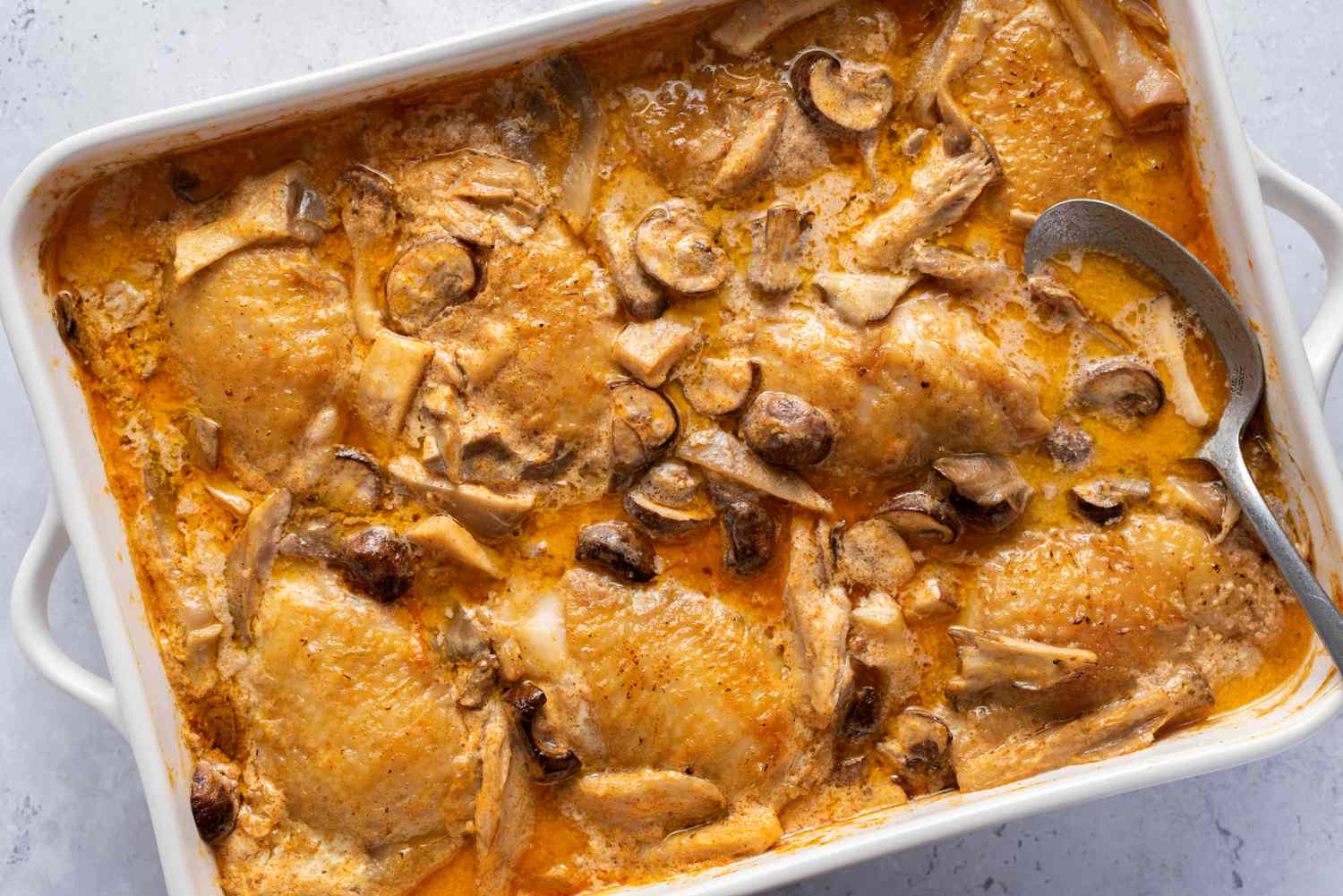 how-to-bake-chicken-thighs-rice-and-cream-of-mushroom-soup