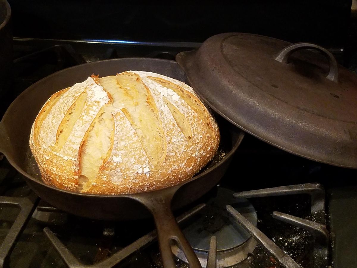 how-to-bake-sourdough-bread-in-a-cast-iron-bread-pan