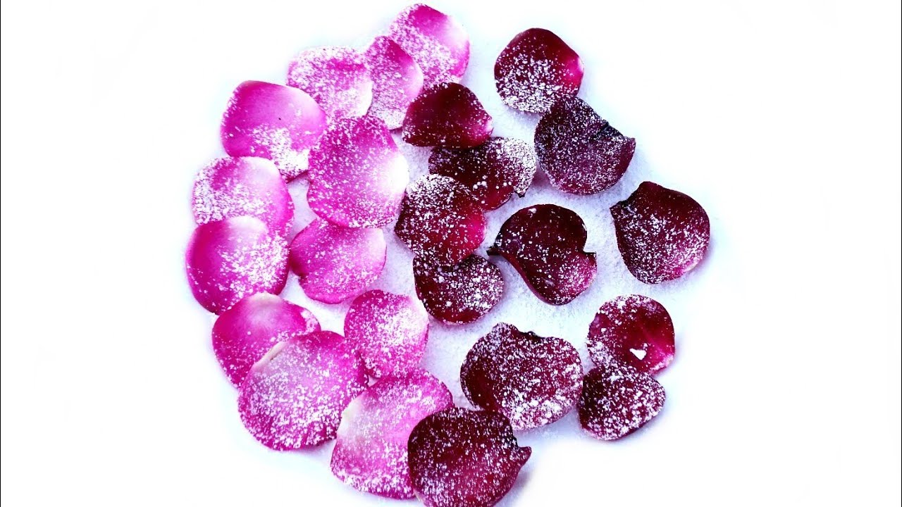 How To Candy Rose Petals 