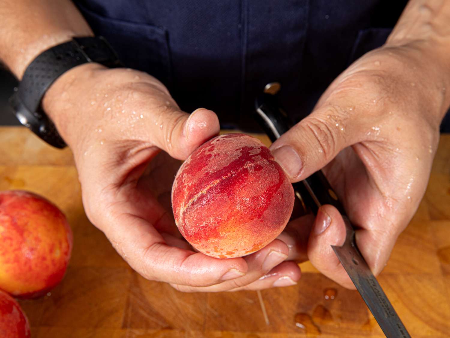how-to-carve-peach
