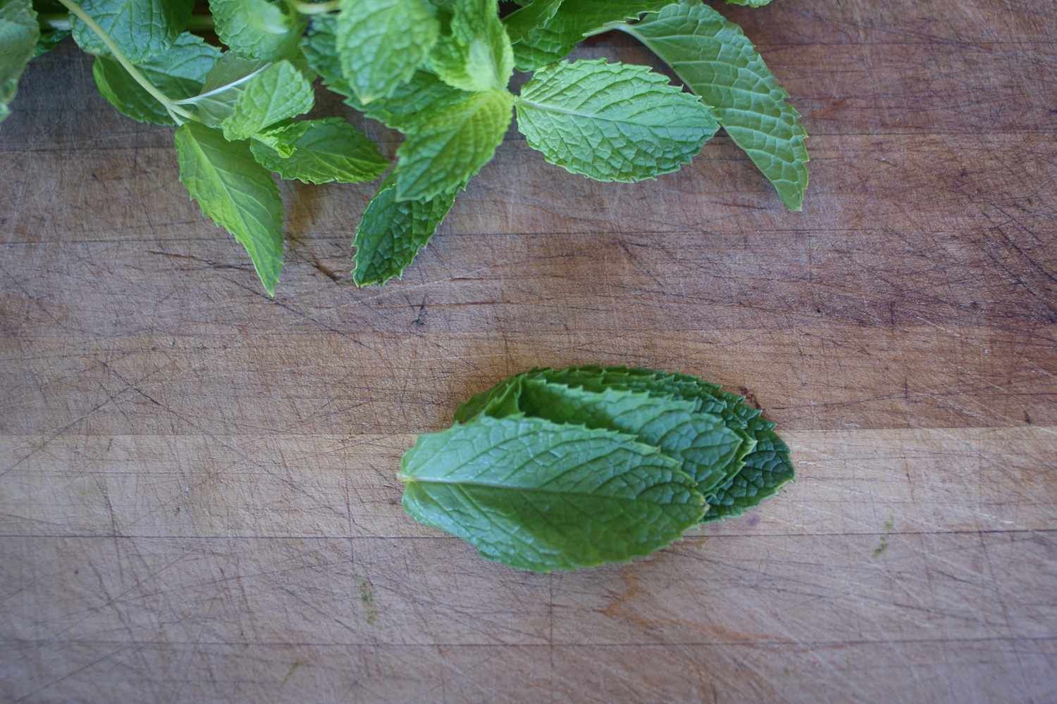 how-to-chiffonade-mint