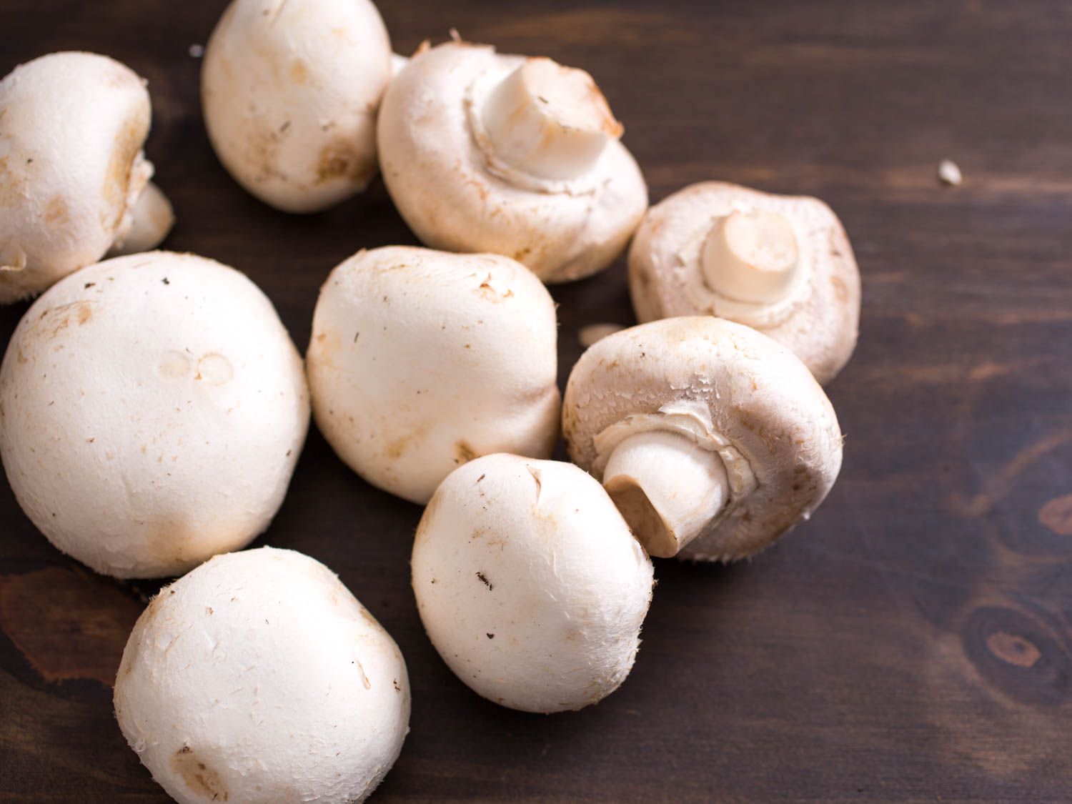 Need to cut up a bunch of mushrooms? Use an egg slicer to make