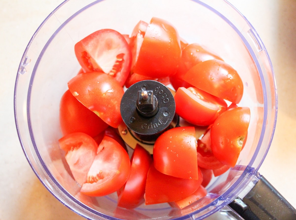 How To Dice Tomatoes In A Food Processor