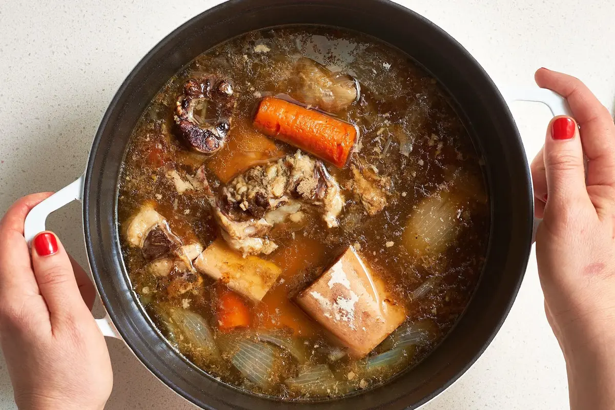 Healthy Beef Bone Broth Recipe - The Healthy Tart