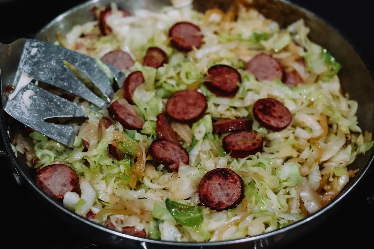 how-to-grill-a-head-of-cabbage-and-sausage