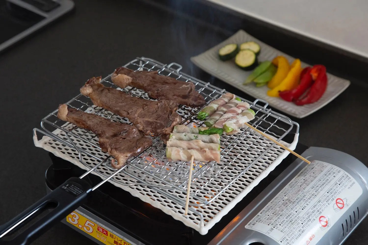 Steak on outlet indoor grill