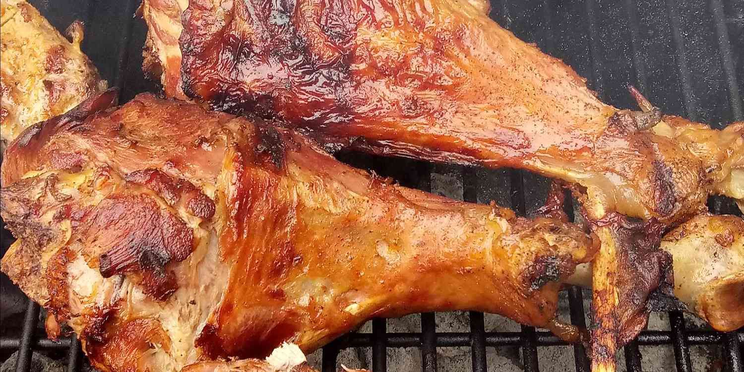 how-to-grill-a-turkey-drumstick