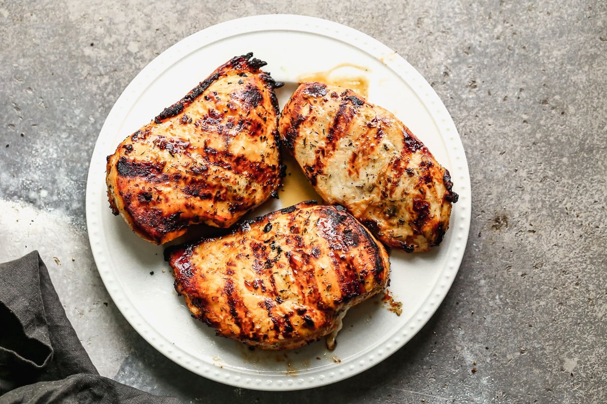 Chicken on shop electric grill