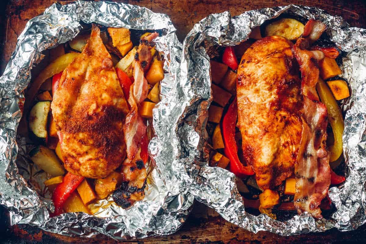 how-to-grill-chicken-in-tin-foil