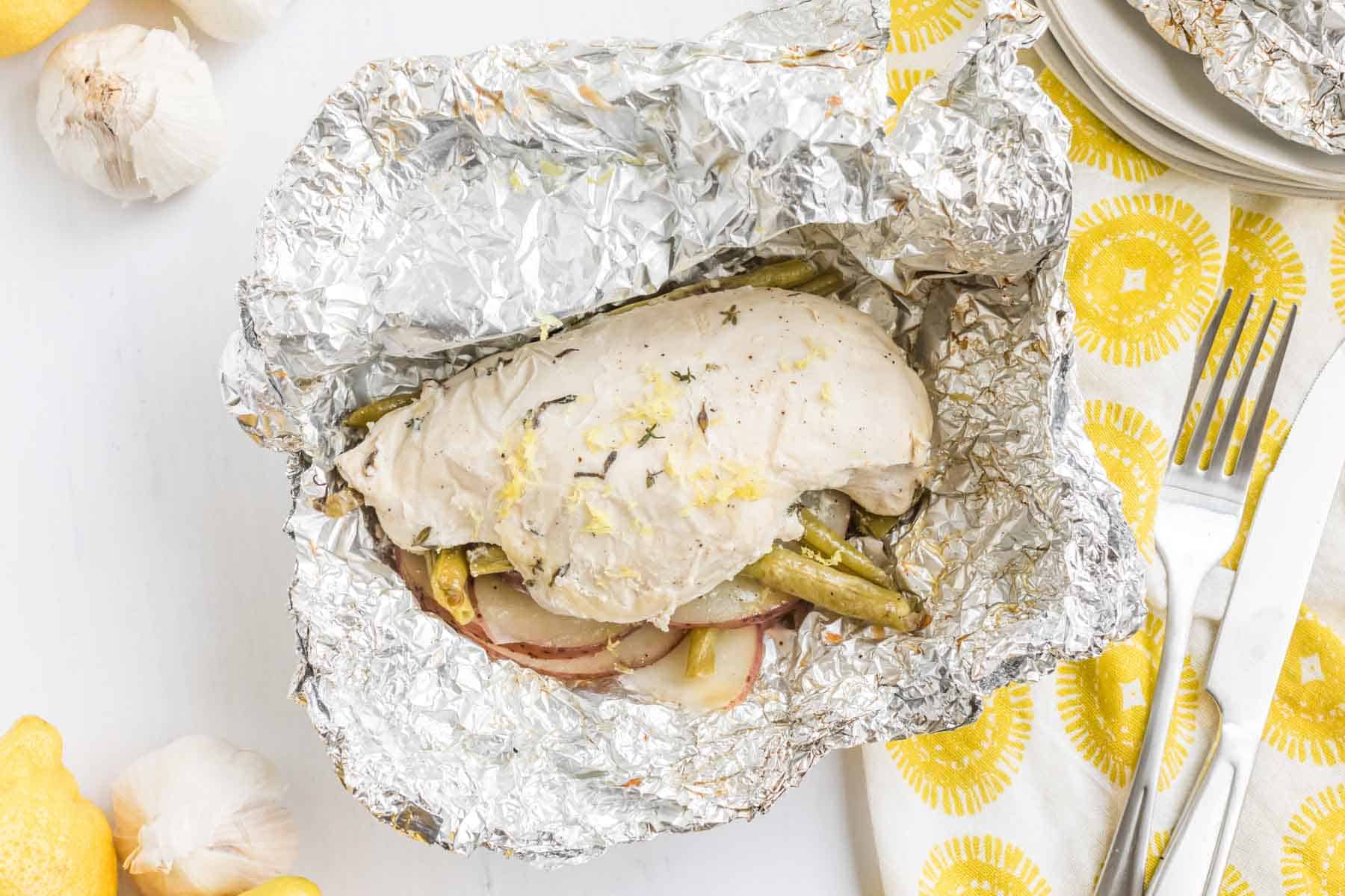 how-to-grill-chicken-wrapped-in-foil