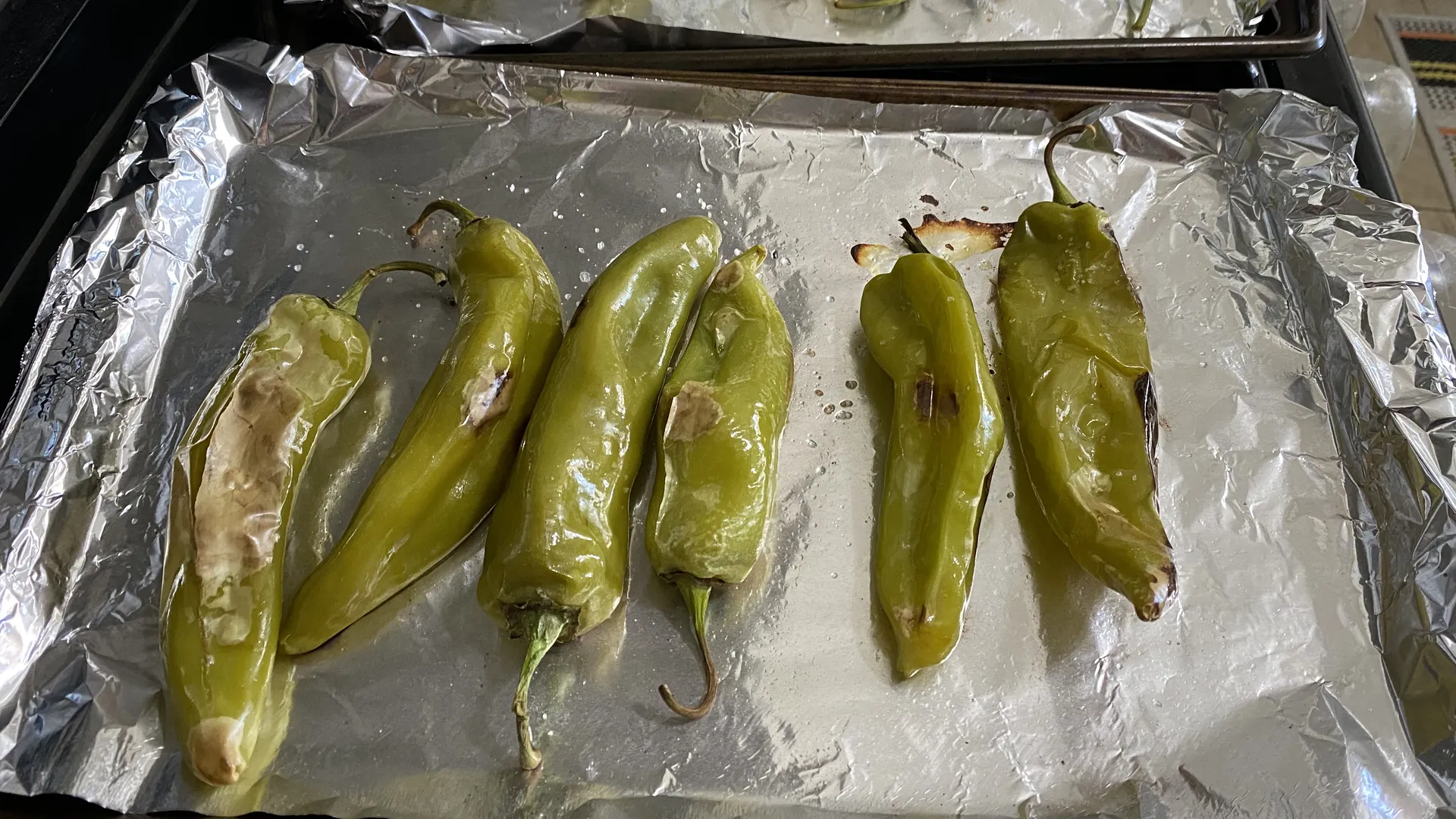 how-to-grill-green-peppers-in-foil