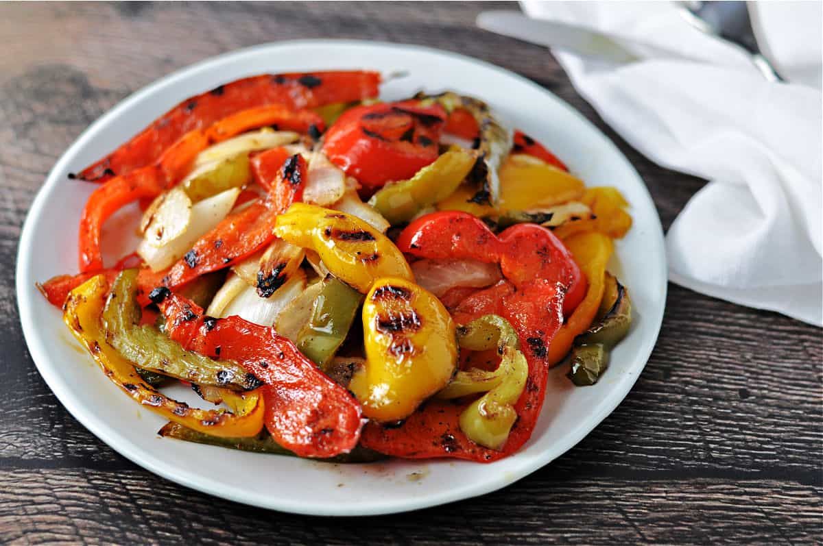 How To Grill Onions Bell Peppers