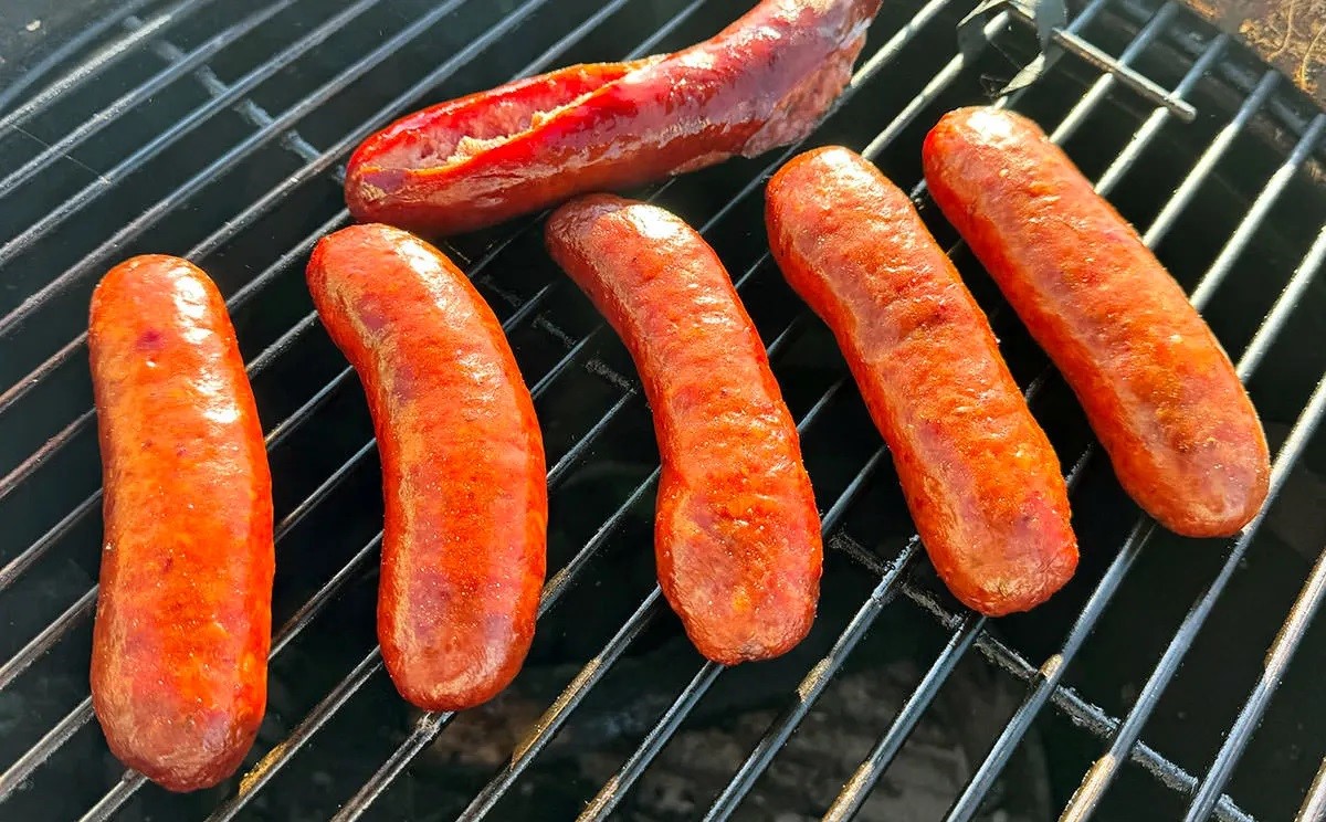 how-to-grill-skinless-smoked-sausage