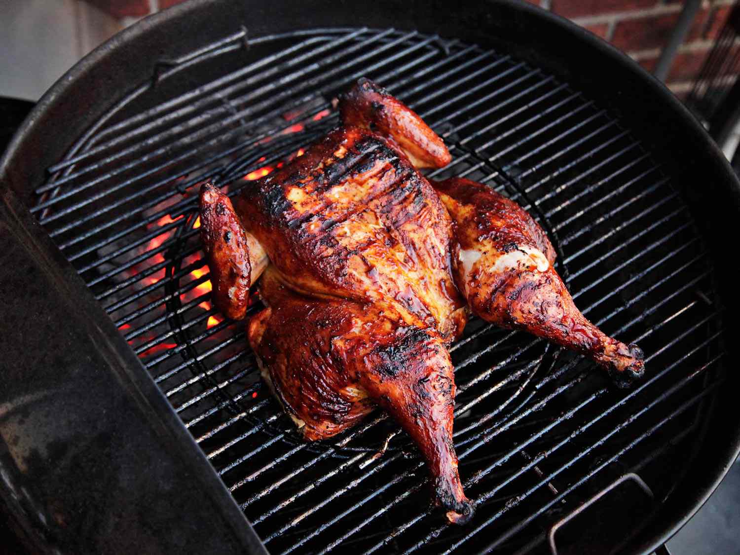 Cooking chicken clearance on gas grill