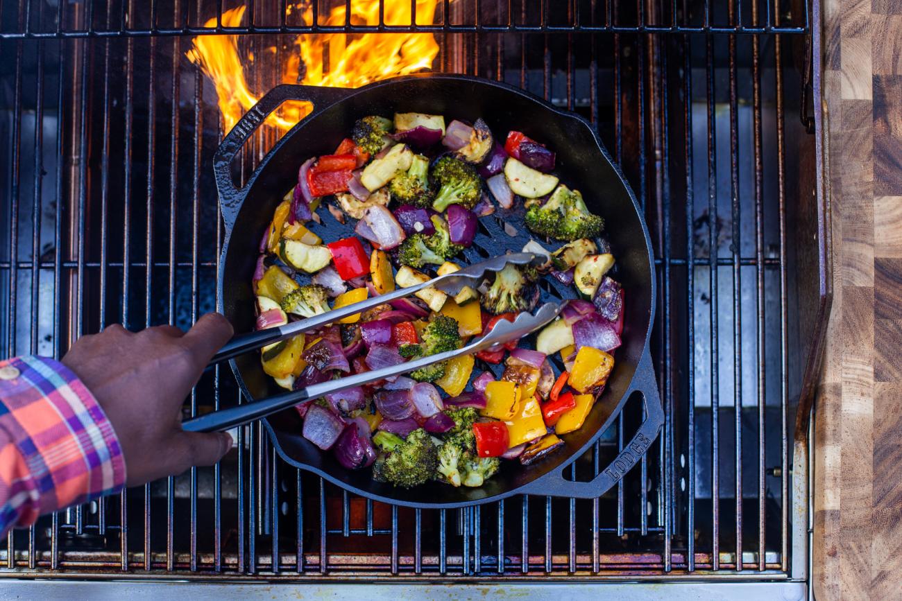 how-to-grill-vegetable-in-cast-iron-griddle
