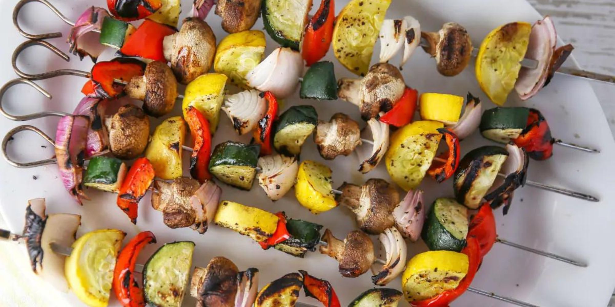 How To Grill Vegetable Skewers