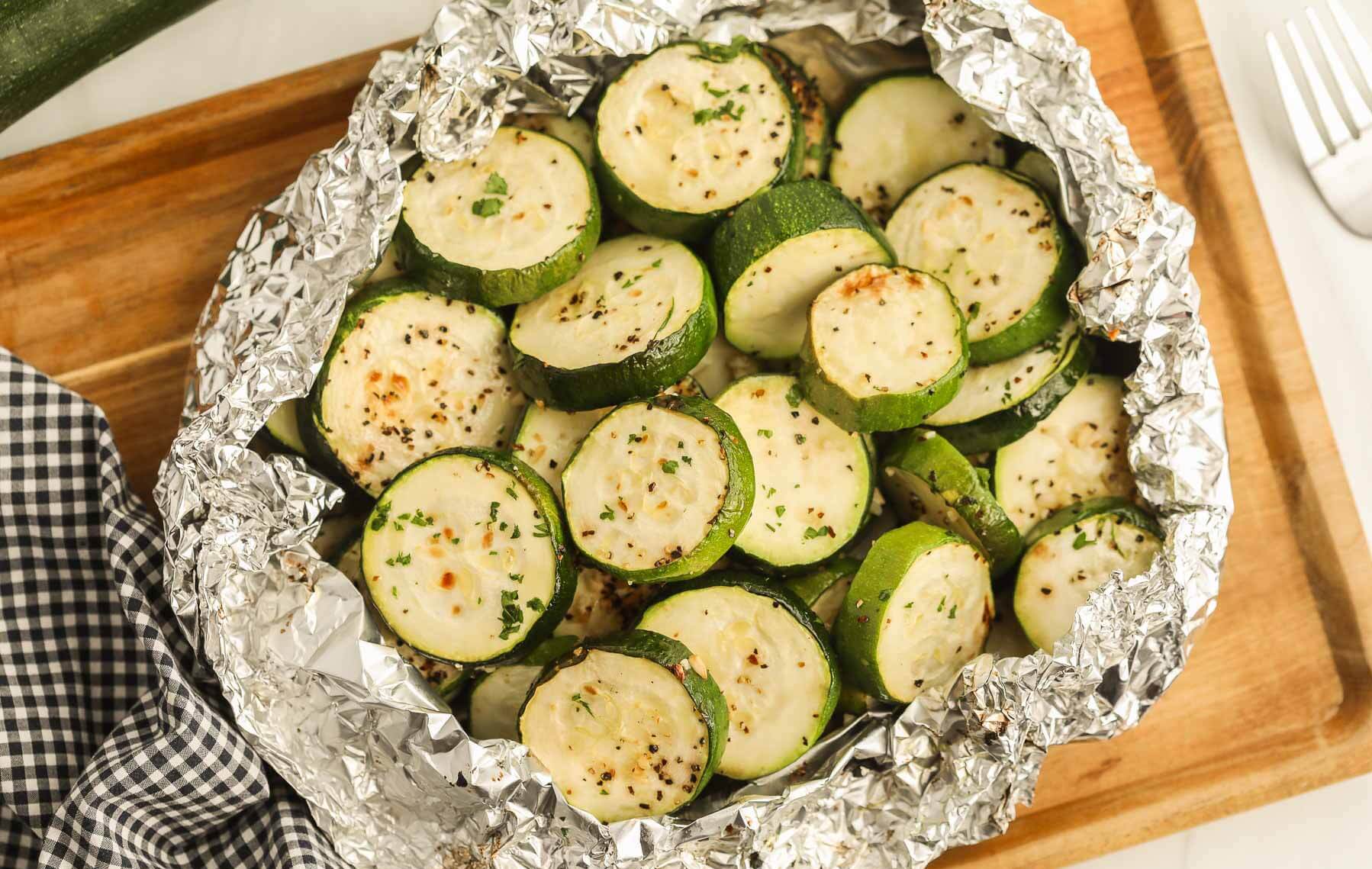 How To Grill Zucchini In Aluminum Foil