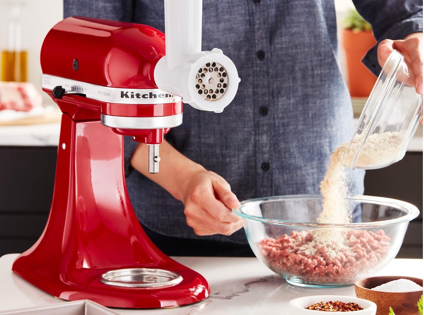 How to use a KitchenAid stand mixer to grind your own meat
